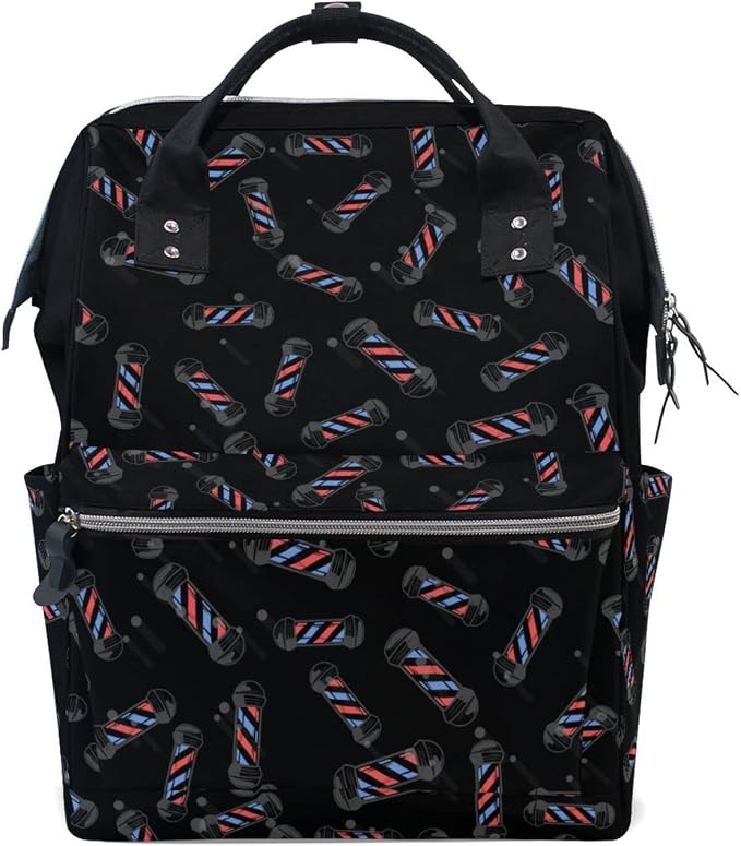 Large Capacity Baby Diaper Bag Hair Stylist Durable Multi Function Travel Backpack by DERLONKAJE