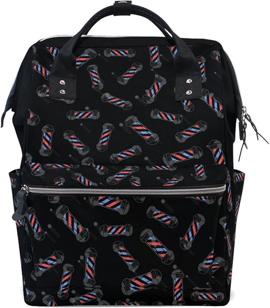 Large Capacity Baby Diaper Bag Hair Stylist Durable Multi Function Travel Backpack by DERLONKAJE