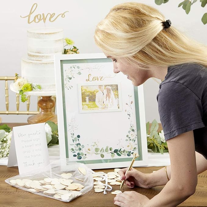 Kate Aspen Baby Shower Guest Book Alternative, One Size, Botanical Garden - Image 2