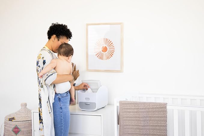 Ubbi Portable Diaper Caddy & Changing Mat, Gray | Baby & Toddler Nursery Changing Station, Diaper Storage, Caddy Organizer, Stores Baby Diapers, Wipes & Changing Essentials - Image 6