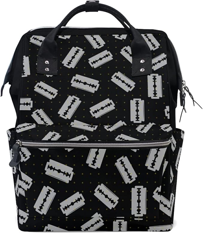 Large Capacity Baby Diaper Bag Hair Stylist Durable Multi Function Travel Backpack by DERLONKAJE