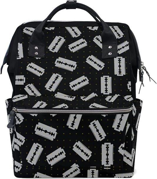 Large Capacity Baby Diaper Bag Hair Stylist Durable Multi Function Travel Backpack by DERLONKAJE