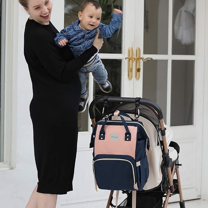 PERSONALIZED Large Diaper Knapsack/Tote Backpack/Messenger Shoulder Bag - Image 2
