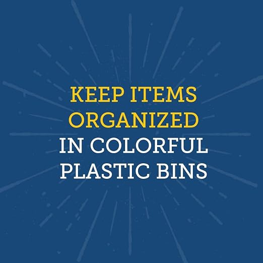 Really Good Stuff Stacking Bins, 14" x 10" x 5.75", 4-Pack, Neon | Stackable Storage Plastic Bins for Classroom Organization, Home Storage, Office & Hospital Supplies - Image 11
