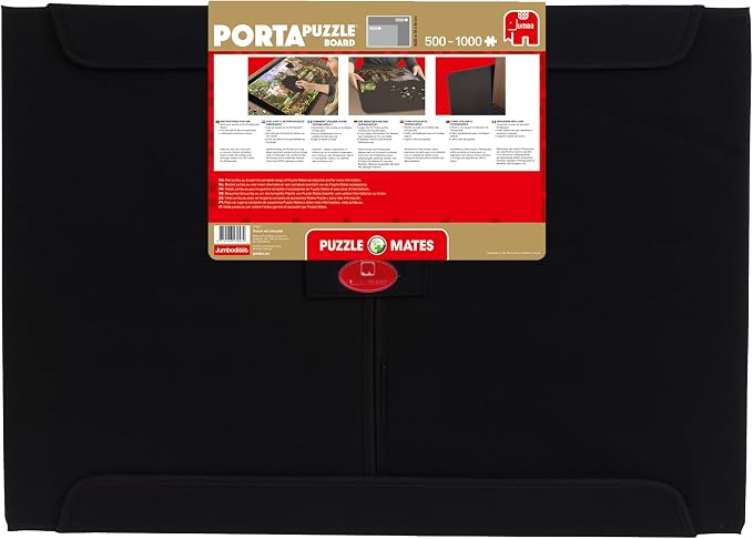 Jumbo Toys, Portapuzzle Board Up to 1000 PCE, for Ages 120 | Portable, Lightweight & Easy to Store Jigsaw Mat, Non-Slip Felt Board – Large Jigsaw Board for 1000 Pieces up to 51 x 72 cm - Image 4