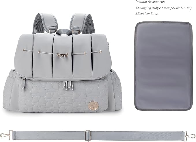 Baby Diaper Bag Backpack - Large Size Multifunction Travel Back Pack for Mom - Image 6