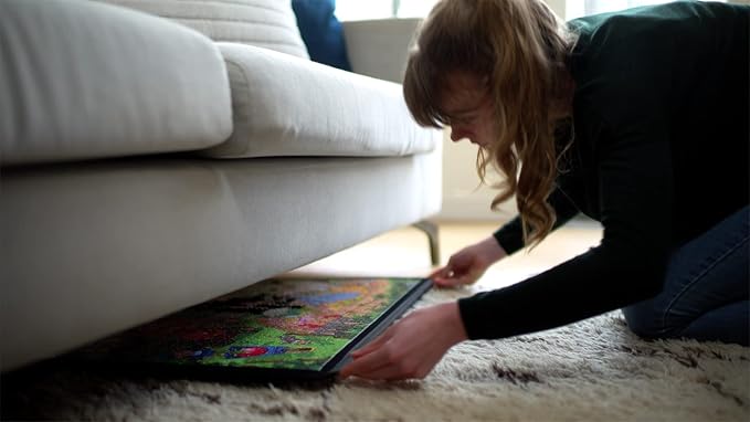 Jumbo Toys, Portapuzzle Board Up to 1000 PCE, for Ages 120 | Portable, Lightweight & Easy to Store Jigsaw Mat, Non-Slip Felt Board – Large Jigsaw Board for 1000 Pieces up to 51 x 72 cm - Image 7