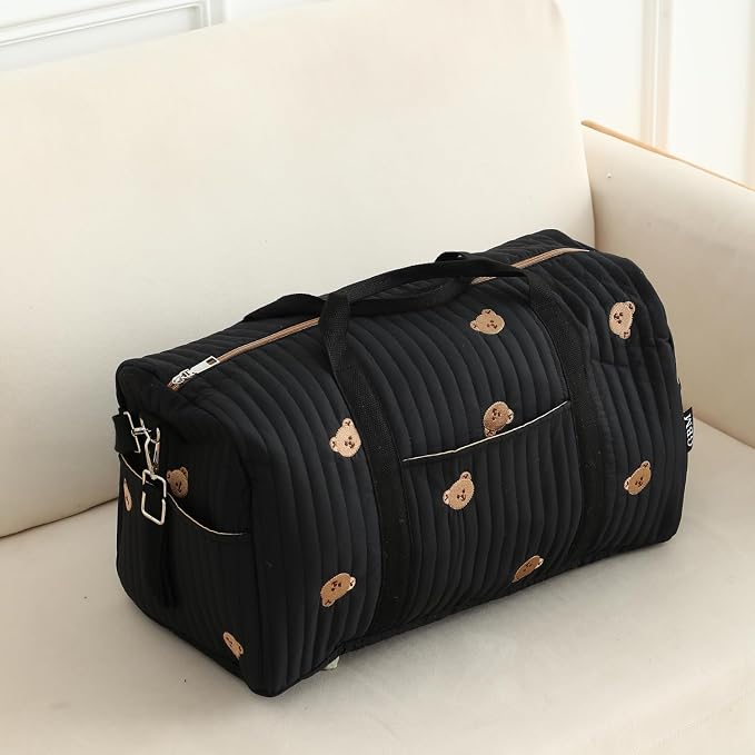 Women’s Travel Duffel Bag – Large Weekender & Overnight Travel Bag with Wet Pocket, Carry-On Friendly, Ideal as Hospital or Maternity Bag for Labor and Delivery - Image 5