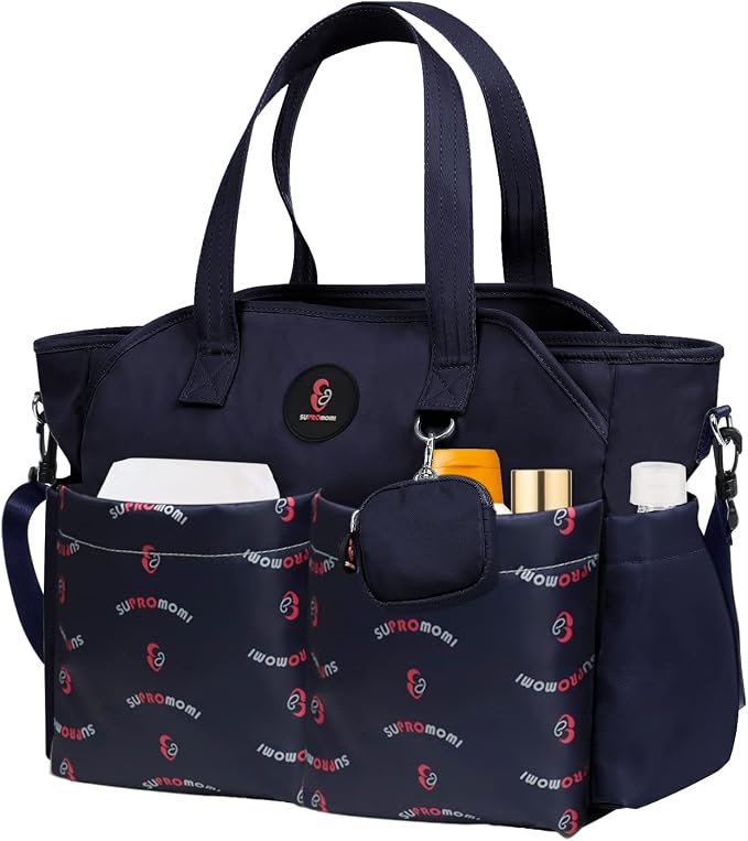 Diaper Bag Tote: Large Tote Baby Bag Boy Diaper Bag Stylish Girl Diaper Bag,Shoulder Mommy Bag by SUPROMOMI