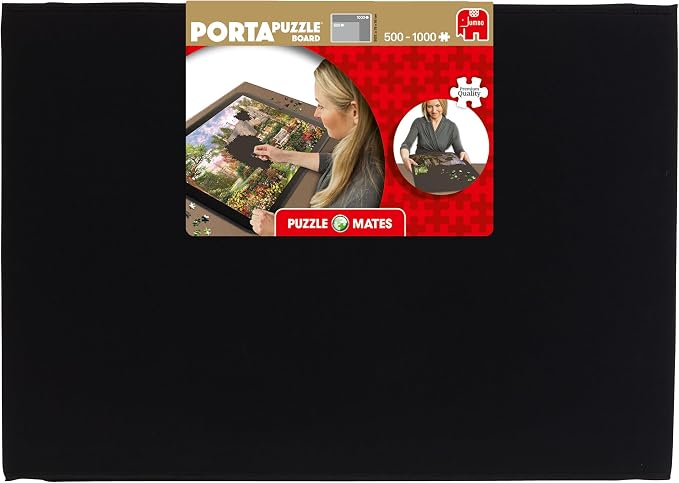 Jumbo Toys, Portapuzzle Board Up to 1000 PCE, for Ages 120 | Portable, Lightweight & Easy to Store Jigsaw Mat, Non-Slip Felt Board – Large Jigsaw Board for 1000 Pieces up to 51 x 72 cm - Image 3