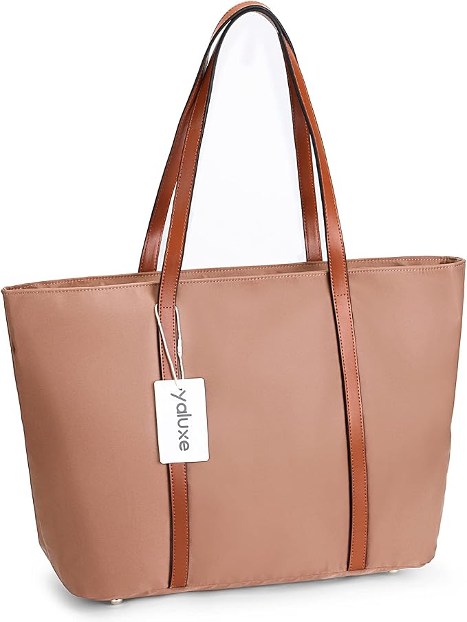 YALUXE Women's Nylon Tote Bags Large Capacity Shoulder Bags Work Handbags Purses Travel Beach Bags | Nylon - Image 3