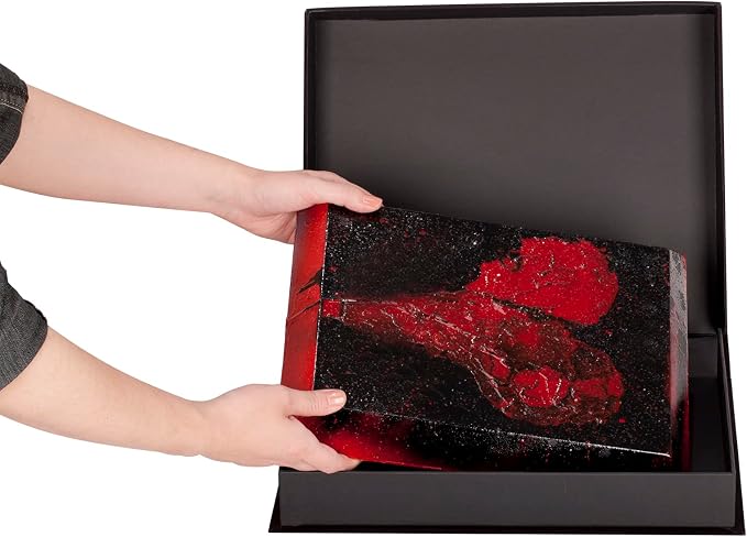HG Art Concepts Eternity Archival Clamshell Photo Storage Box, Black - 24"x32" - For Storing Artwork, Photos & Documents, Deluxe Acid-Free, Sturdy & Lined With Archive-Quality Paper - Image 5