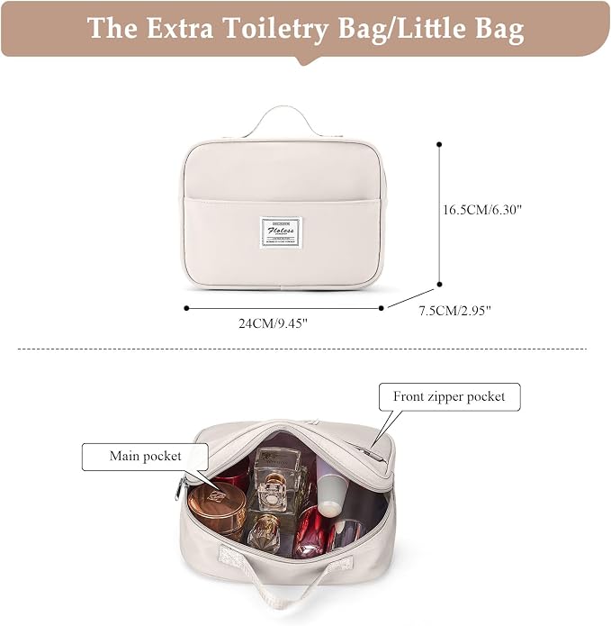 Weekender Bags for Women, Personal Item Travel Bag with Shoes Compartment | Overnight Travel Duffel Bag with Toiletry Bag, Airplane Friendly Carry-On Bag - Image 8