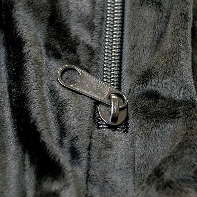 ULTIMATE SACK | 4 Ft Bean Bag Chair Replacement Cover Only | Black Fur | Removable Washable Cover only - Image 9
