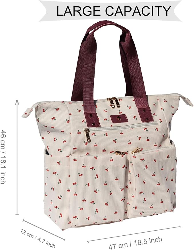 Diaper Tote Bag Totepack Backpack 2 in 1 for Women Multifunctional Large Capacity with Insulated Pockets Travel | Multifunctional - Image 2