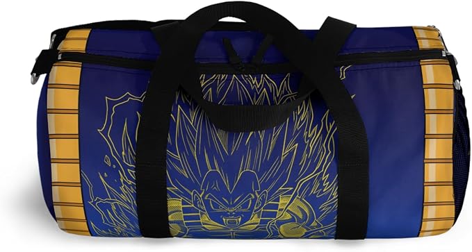 Anime Gym Bag for Women Men - Large Capacity Waterproof Workout Fitness Travel Sports Bags Fashion Street Camping Expandable Carry On Duffle Bag For Couple (Blue Vgta) PTY - Image 2