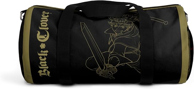 Anime Gym Bag for Women Men - Large Capacity Waterproof Workout Fitness Travel Sports Bags Fashion Street Camping Expandable Carry On Duffle Bag For Couple (Clover) PTY - Image 4