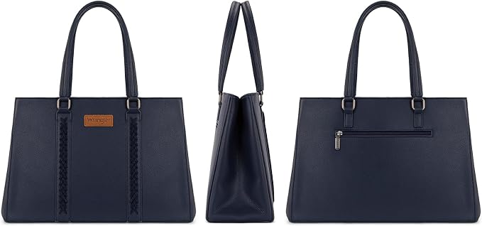 Montana West Wrangler Laptop Tote Bag for Women 15.6 Inch Computer Bag for Work Large Double Compartment Purse and Handbag - Image 5