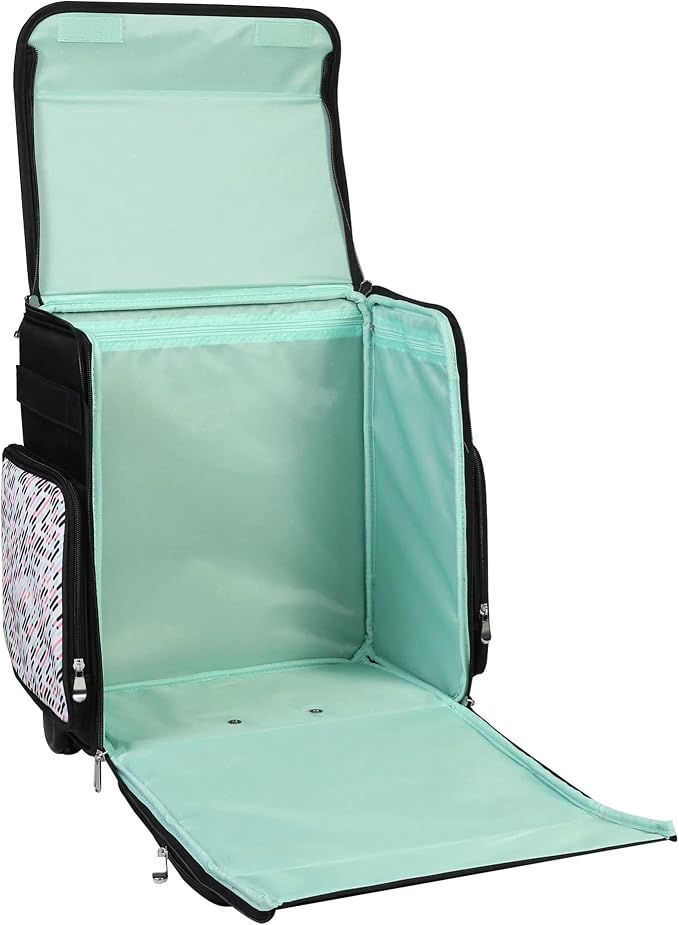 Everything Mary Collapsible Rolling Craft Bag, Pill - Wheeled Scrapbook Tote for Scrapbooking & Art - Travel Organizer Storage Bin for Paper, Glue, Tape - Roller Cart for Teachers & Medical - Image 7