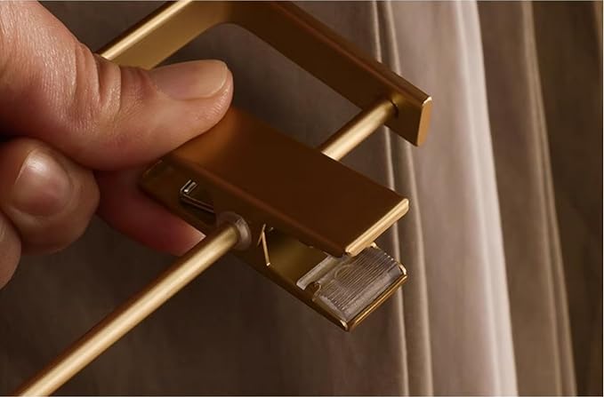 Premium Matte Gold Aluminum Pants Clip Hanger 10 Pack, Extra Smooth & Durable Metal Shirt Dress Aluminum Alloy Hanger,Clothing Support,Clothing Hang - Image 8