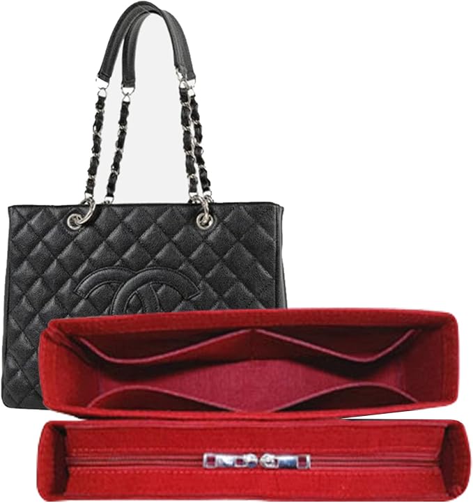 Purse Organizer Insert for GST handbag liner bag lined storage felt Insert 2pcs 2018Claret-GST by Lckaey