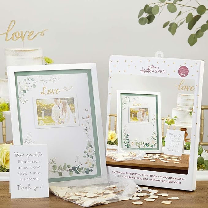 Kate Aspen Baby Shower Guest Book Alternative, One Size, Botanical Garden - Image 3