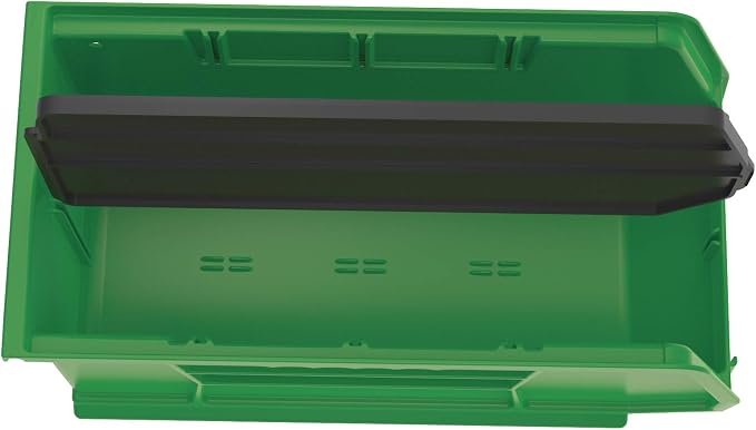 Akro-Mils 40230 Plastic Length Dividers for AkroBins Stackable Storage Bins Models 30230, 30235, 30255, Custom Storage Inserts for Tools, Crafts & Supplies, 6-Pack, Black - Image 4
