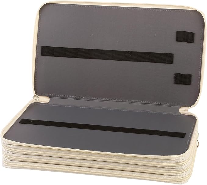 300 Slots Colored Pencil Case Organizer, 4 Layer Bag | Twill Oxford fabric,103 elastic loops,detachable handle,for travel,home storage,drawing tools,creative gifts - Image 4