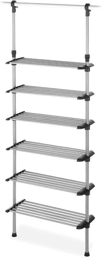 Whitmor 6 Shelf Closet System - Adjustable Closet Maximizer by Whitmor