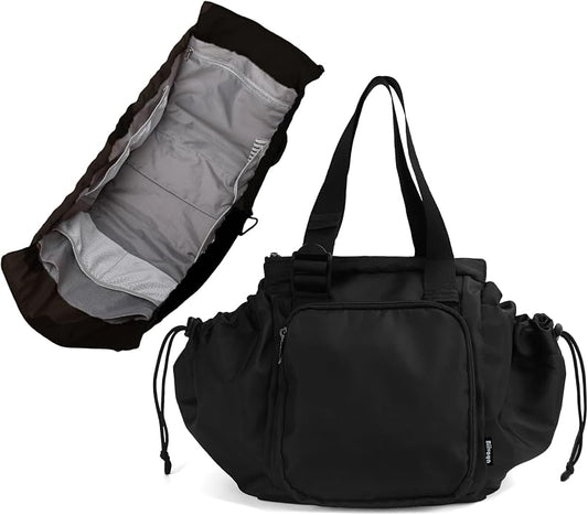 Everyday Bag Tote for Women, Spacious Diaper Bag with 16 Pockets, Durable Travel Bag, Sleek Work Shoulder Bag by BIIVOYA
