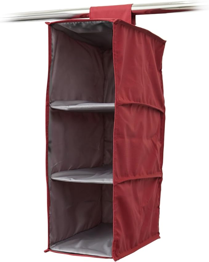 Covermates Hanging Shoe Organizer for Closet, 7" W x 13.5" D x 20.75" H | durable polyester construction, label window, 3-year warranty by Covermates