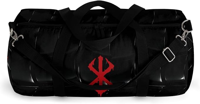 Anime Gym Bag for Women Men - Large Capacity Waterproof Workout Fitness Travel Sports Bags Fashion Street Camping Expandable Carry On Duffle Bag For Couple (Black Berserk) PTY - Image 7