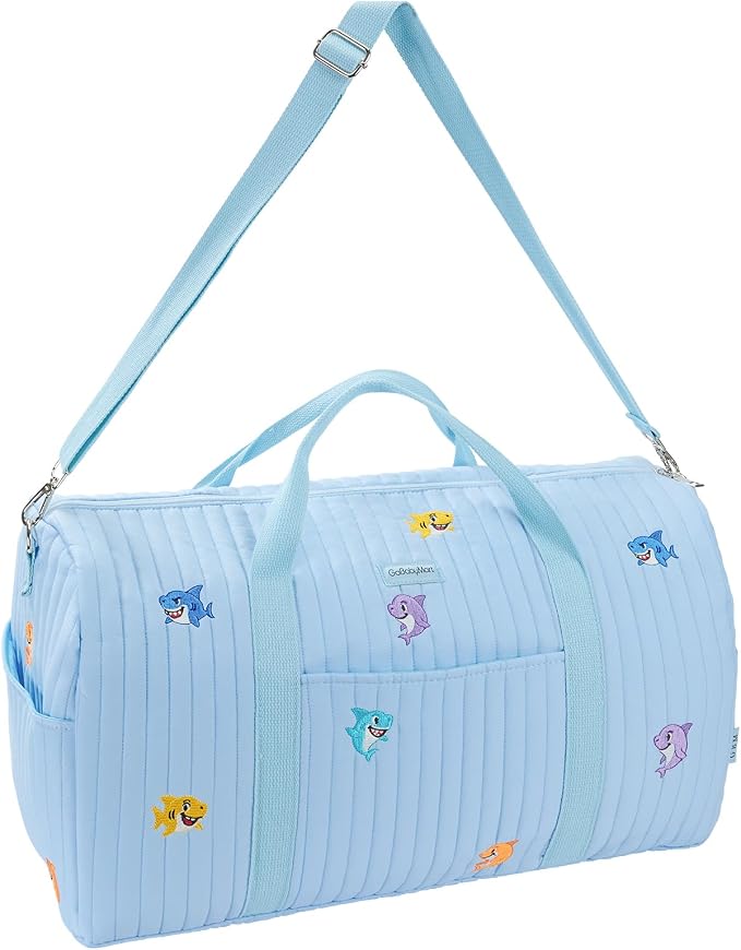 Women’s Travel Duffel Bag – Large Weekender & Overnight Travel Bag with Wet Pocket, Carry-On Friendly, Ideal as Hospital or Maternity Bag for Labor and Delivery by GoBabyMart
