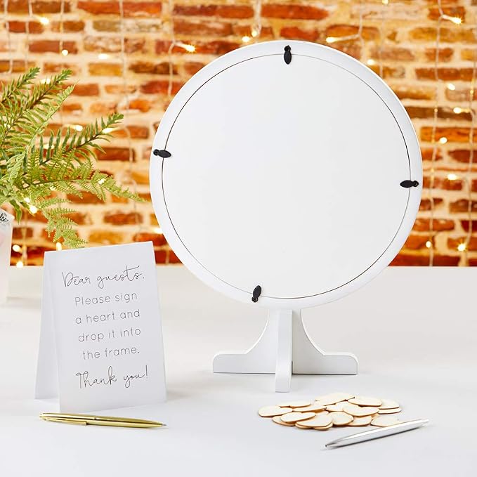 Kate Aspen Wedding Guest Book Alternative - Our Adventure Begins Globe Frame Keepsake (22101NA), Black - Image 5