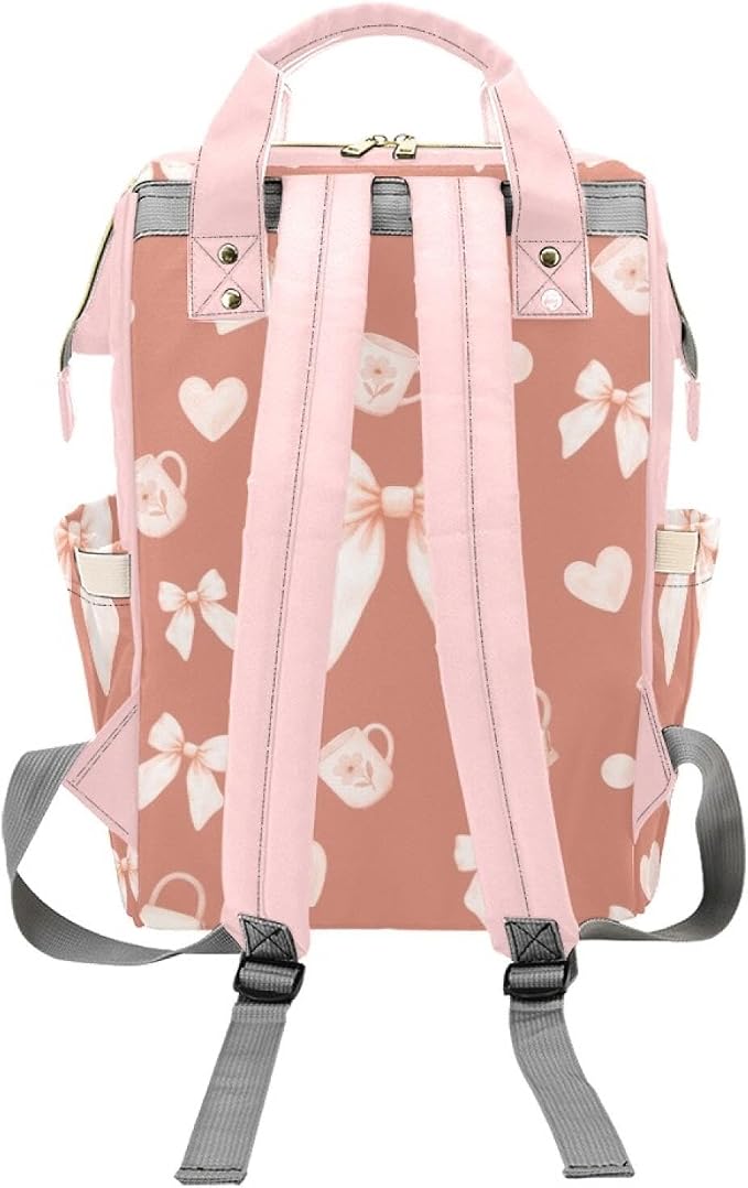 Personalized Africa Girl Diaper Bag Backpack with Custom Name – Waterproof Multi-Pocket Baby Nappy Bag for Moms and Dads – Large Capacity Travel Backpack & Shower Gift for Baby - Image 4
