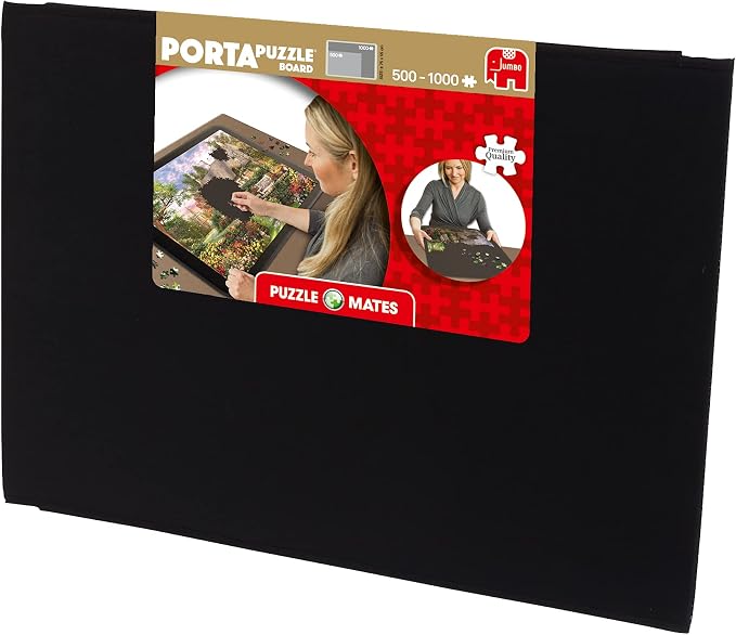 Jumbo Toys, Portapuzzle Board Up to 1000 PCE, for Ages 120 | Portable, Lightweight & Easy to Store Jigsaw Mat, Non-Slip Felt Board – Large Jigsaw Board for 1000 Pieces up to 51 x 72 cm - Image 9