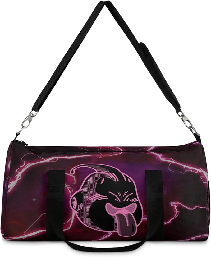 Anime Gym Bag for Women Men - Large Capacity Waterproof Workout Fitness Travel Sports Bags Fashion Street Camping Expandable Carry On Duffle Bag For Couple (Pink Bu) PTY - Image 5