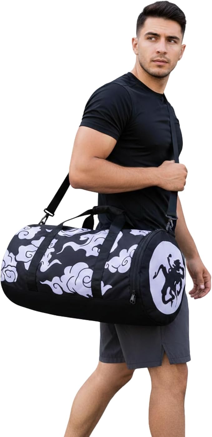 Large Capacity Waterproof Duffel Bag for Women & Men, Travel Gym Sports Bag with Shoe Compartment, Expandable Weekender Carry On for Fitness, Camping & Outdoor Use (OP GR 5) - Image 5