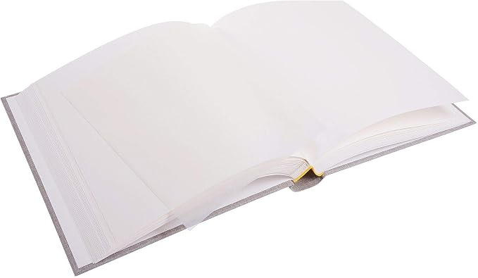 Goldbuch Summertime Trend 2 Linen Cover Photo Album, 30 x 31 cm, 60 Pages, 336 Capacity, Grey - Image 5