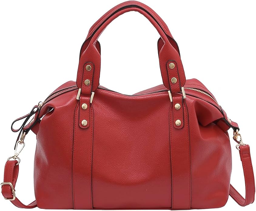 Handbags and Purses for women Vegan Leather Tote Bag for Women Satchel Shoulder Bags Travel Purse with Compartments by MCUVAEC