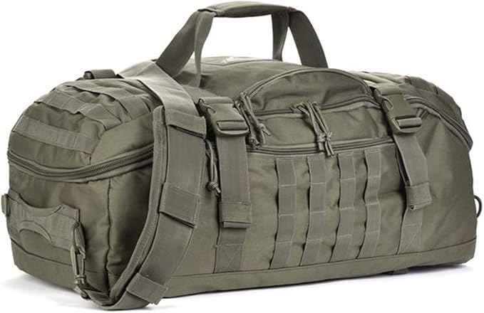 3-in-1 Gym Bag Duffle Bags Backpack - Travel Bag with Shoes Compartment | Sports Duffel Bag for Men Women Ideal for Workout,Weekender,Military,Sports,Overnight,Basketball,Tactical,Football,Baseball by Miramrax
