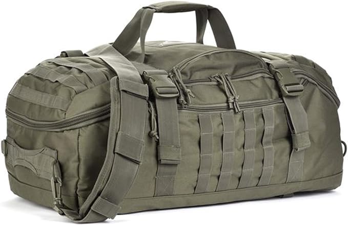 3-in-1 Gym Bag Duffle Bags Backpack - Travel Bag with Shoes Compartment | Sports Duffel Bag for Men Women Ideal for Workout,Weekender,Military,Sports,Overnight,Basketball,Tactical,Football,Baseball by Miramrax