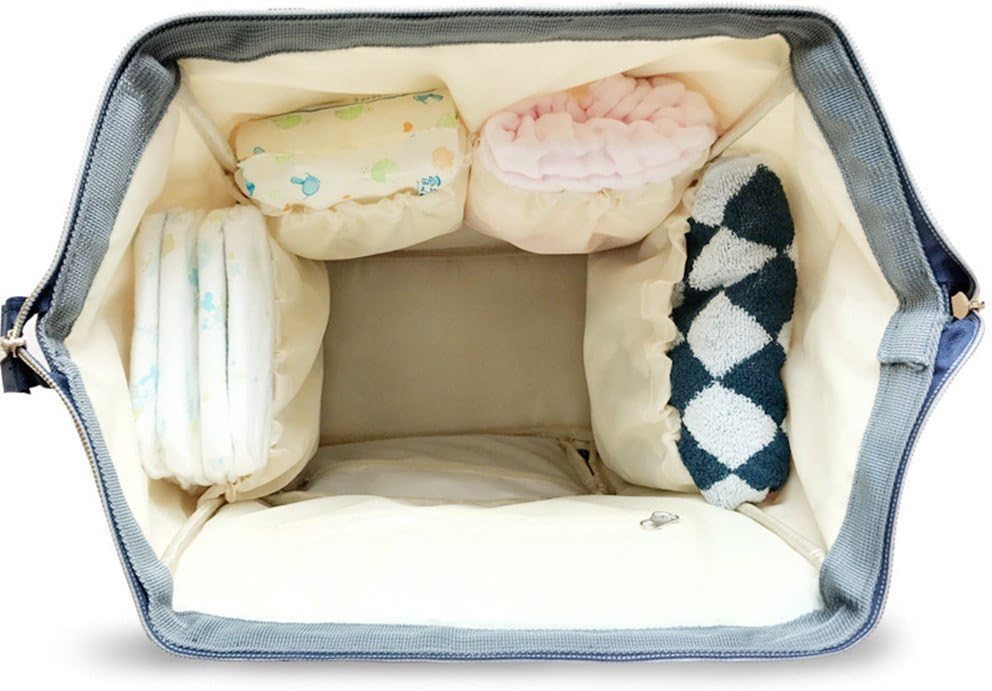 Land diaper bag multi-function waterproof travel backpack nappy bags insulated compartment pockets wipes pocket - Image 5
