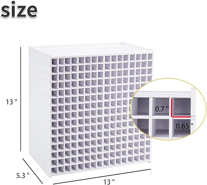 Marker Pen Organizer Holder for 240 Markers | Craft Art Supply Storage Rack, Desktop Art Marker Pens Colored Pencils Holder Storage Case for Home Classroom Office - Image 2