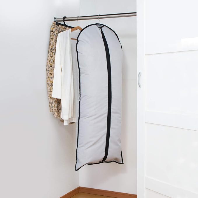 Astro 600-49 Grey Closet Hanging Storage Case for Duvet, Slim, Thin and Hanger Included - Image 2