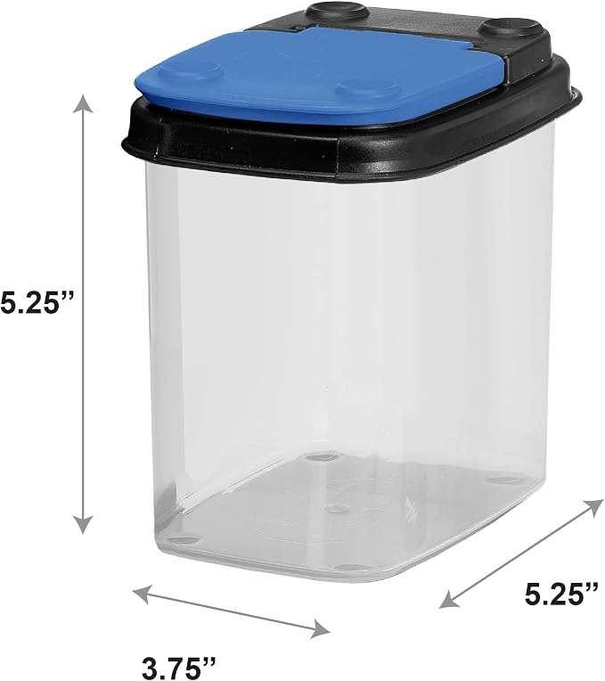 Buddeez Multi-Purpose Hardware Storage Bins Bits (1 Quart - 8 Pack) | 1qt, hardware and tools and workshop supplies, stackable, nut and bolt storage containers, screw organizer, screw container - Image 4