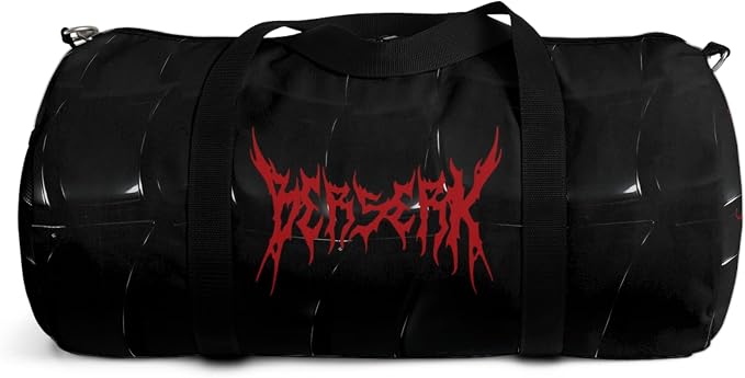 Anime Gym Bag for Women Men - Large Capacity Waterproof Workout Fitness Travel Sports Bags Fashion Street Camping Expandable Carry On Duffle Bag For Couple (Black Berserk) PTY - Image 8