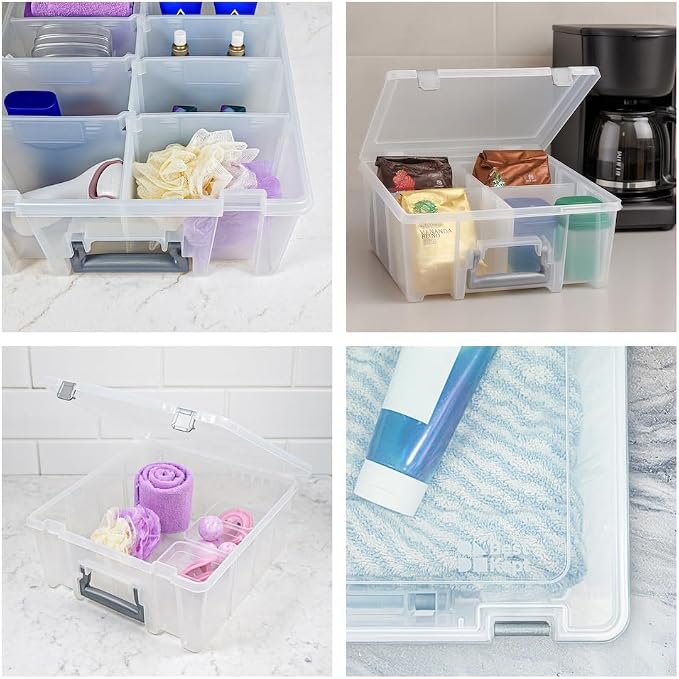 Best Kept Super Satchel Double Deep, 8-Compartment Storage Box - Image 6