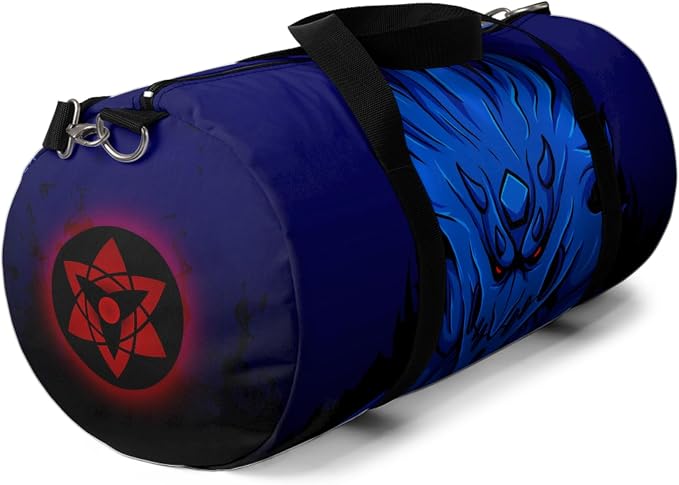 Anime Gym Bag for Women Men - Large Capacity Waterproof Workout Fitness Travel Sports Bags Fashion Street Camping Expandable Carry On Duffle Bag For Couple (Blue Susano) PTY - Image 5