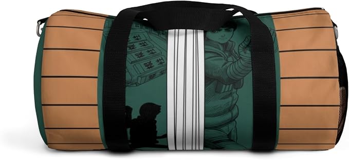 Anime Gym Bag for Women Men - Large Capacity Waterproof Workout Fitness Travel Sports Bags Fashion Street Camping Expandable Carry On Duffle Bag For Couple (Green Lee) PTY - Image 5